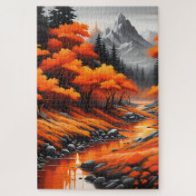 Un paysage gris tout en nuance d'orange