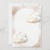 Un Pedacito de Cielo Baby Shower Spanish 招待状 (裏面)