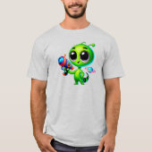 Un petit bonhomme vert extraterrestre tシャツ (正面)
