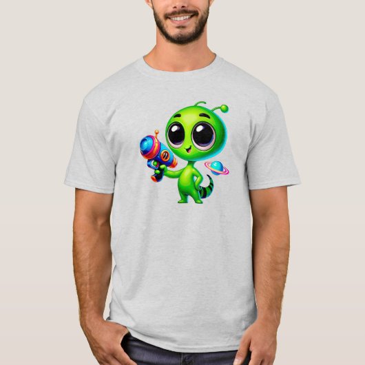 Un petit bonhomme vert extraterrestre tシャツ (正面)