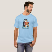 Un pingouin isolé sur un iceberg. tシャツ (正面フル)