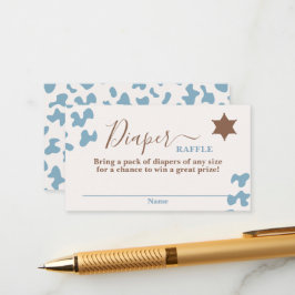 Un poco de fiesta de revelación del bebé vaquero T エンクロージャーカード