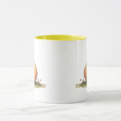 Un poussin couve un œuf. マグカップ (中央)