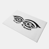 Un regard de breizh (écrits en noir) ドアマット (アングル)