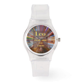  Un reloj- signo astrológico Leon/Leona 腕時計