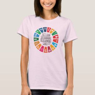 UN SDG開発ゴールを導く Tシャツ