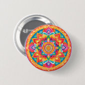 Un simple mandala 缶バッジ (正面&裏面)