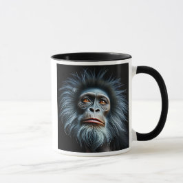 Un singe mélancolique et songeur. マグカップ