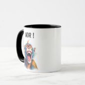 Un singe rigolo mort de rire. マグカップ (正面左)