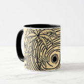un soleil levant devant la mer,mug マグカップ (正面左)