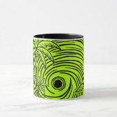 un soleil levant devant la mer,mug マグカップ (中央)