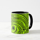 un soleil levant devant la mer,mug マグカップ (正面右)