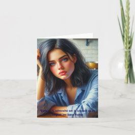 Un Souffle d’Inspiration, carte pour tous サンキューカード