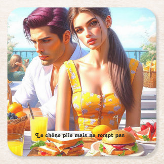  - Un Souffle Nouveau スクエアペーパーコースター