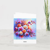 Un Soupçon de Poésie, carte pour tous サンキューカード (裏面)