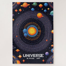 Un univers en pixel art ジグソーパズル