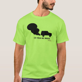 Un vélo de moins tシャツ