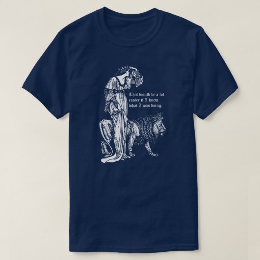 UnaとライオンのTシャツ Tシャツ (デザイン正面)