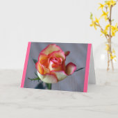 "Unaローザ" カード (黄色い花)