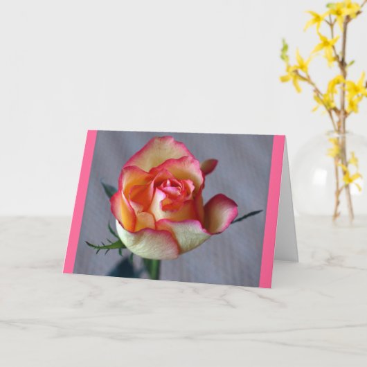 "Unaローザ" カード (黄色い花)