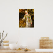 Una and the Lion, 1860 by William Bell Scott ポスター (キッチン)