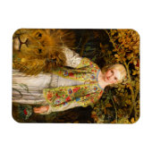 Una and the Lion, 1860 by William Bell Scott マグネット (横)