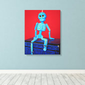 Una Calaca Canvas Print キャンバスプリント (インサイチュ (ウッドフロア))