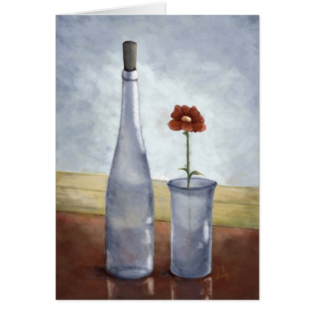 Una flor/Aの花。 カード (正面)