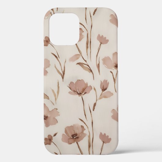Una funda para para iPhone 12 motivo de flores Case-Mate iPhoneケース (裏面)