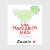 Una Margarita Mas、もう1つマルガリータカクテル シール (シート)