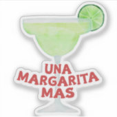 Una Margarita Mas、もう1つマルガリータカクテル シール (正面)