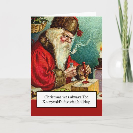 Unabomberのクリスマスカード シーズンカード (正面)