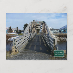 Unalaska, AKのIsaalux Bridge ポストカード