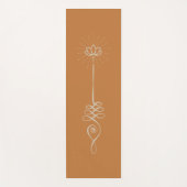 Unalomeプレーン背景 – Rust + Dove Yoga Mat ヨガマット (正面)