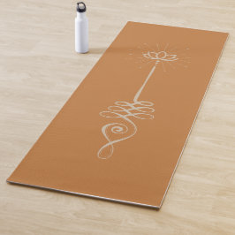 Unalomeプレーン背景 – Rust + Dove Yoga Mat ヨガマット