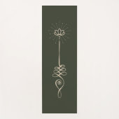 Unalome Plain Background – 松+鳩ヨガマット ヨガマット (正面)