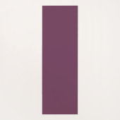 Unalome Plain Background - Beet + Dove Yoga Mat ヨガマット (裏面)