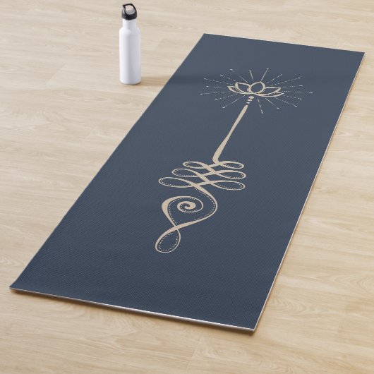 Unalome Plain Background - Dusk + Dove Yoga Mat ヨガマット (インサイチュ)