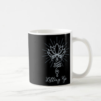 Unalome Symbol Lotus Flower Letting Go  コーヒーマグカップ