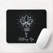 Unalome Symbol Lotus Flower Letting Go  マウスパッド (マウス)
