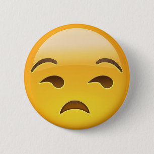 Unamused顔Emoji 缶バッジ