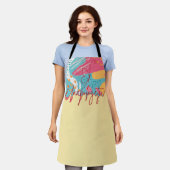 Unapologetic Bold Feminine Statement エプロン (着用した状態)