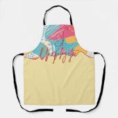 Unapologetic Bold Feminine Statement エプロン (正面)