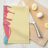 Unapologetic Bold Feminine Statement キッチンタオル (四つ折り)