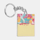 Unapologetic Bold Feminine Statement キーホルダー (正面左)