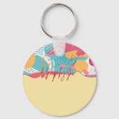 Unapologetic Bold Feminine Statement キーホルダー (正面)