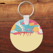 Unapologetic Bold Feminine Statement キーホルダー (正面)