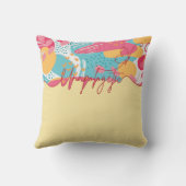 Unapologetic Bold Feminine Statement クッション (裏面)