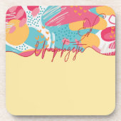 Unapologetic Bold Feminine Statement コースター (正面)