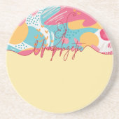 Unapologetic Bold Feminine Statement コースター (正面)